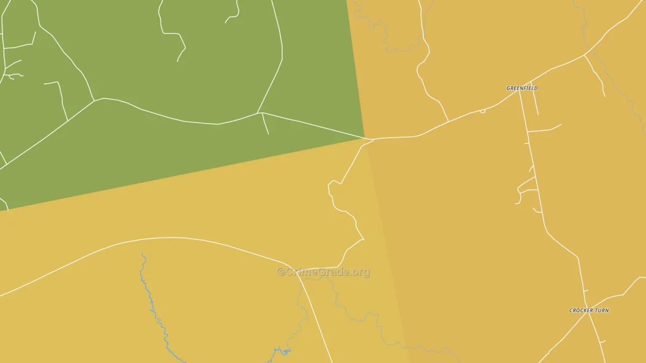 Costigan, ME Map of Theft Rates