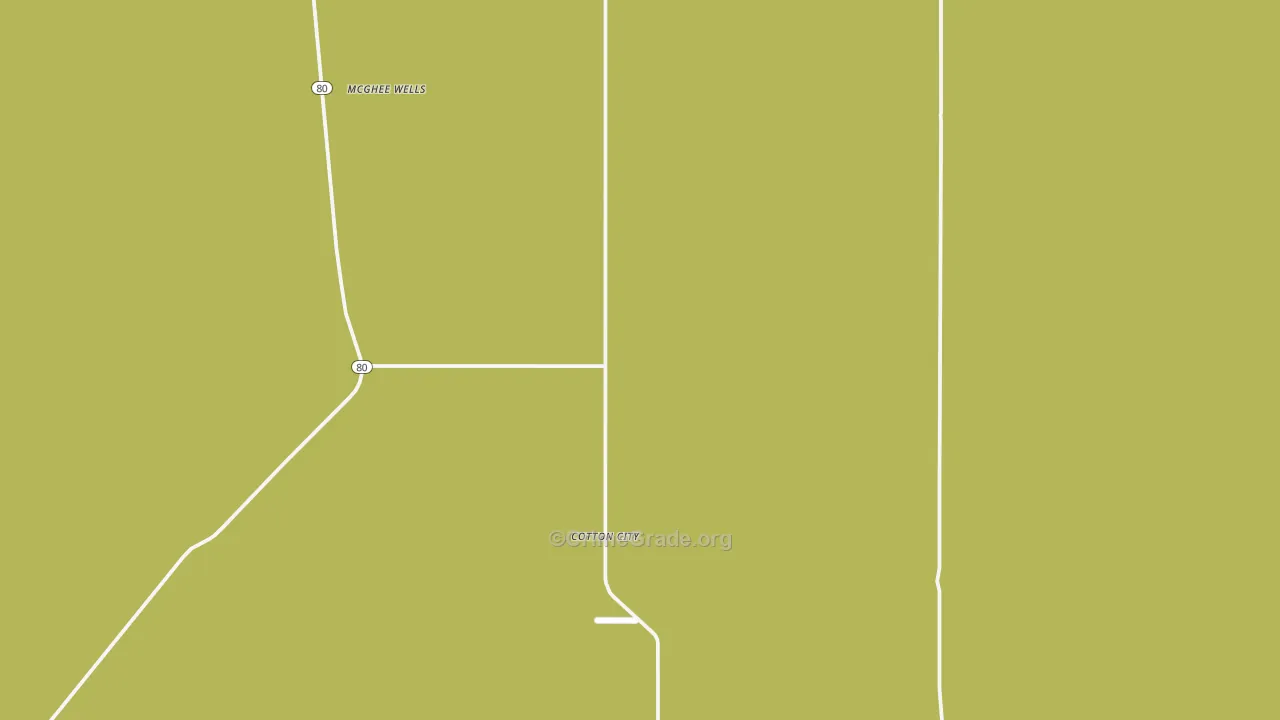 Cotton City, NM Map of Theft Rates