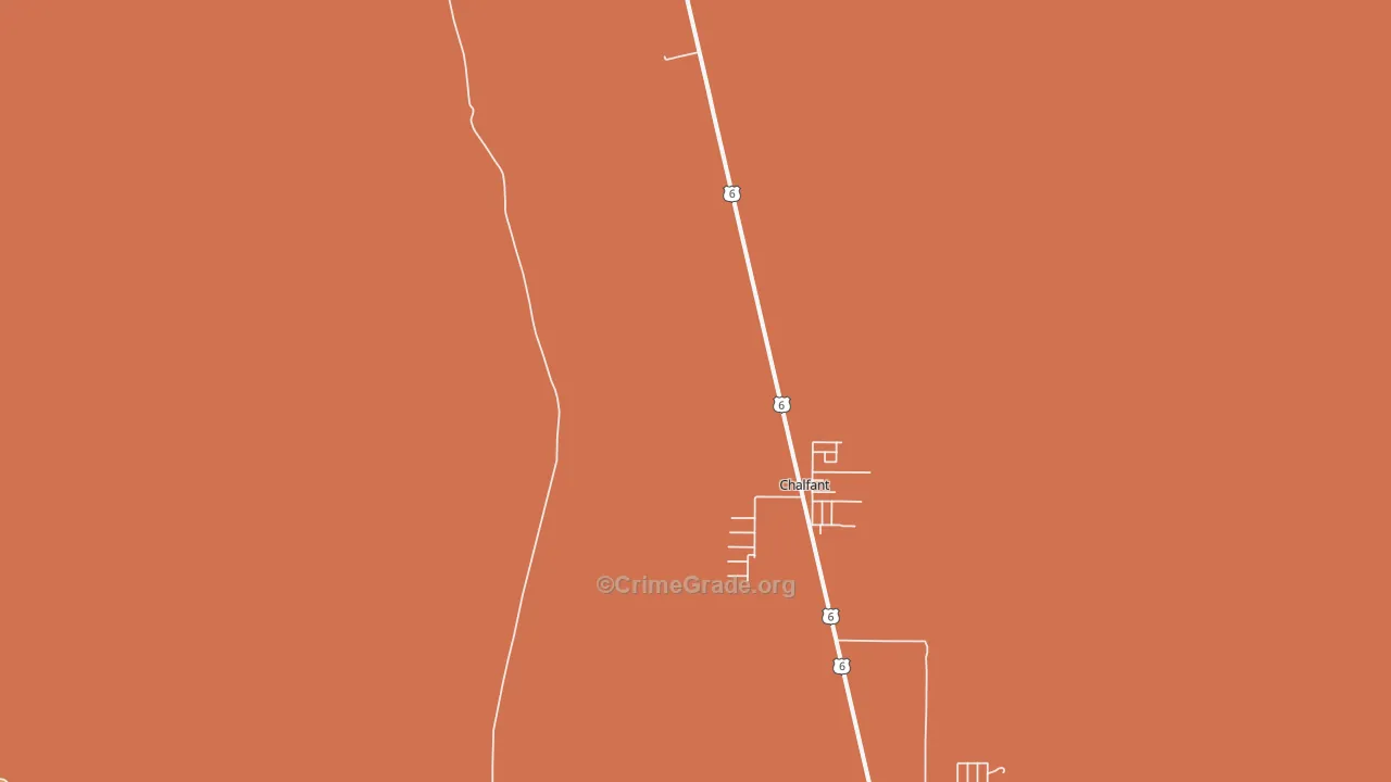Crestview, CA Map of Theft Rates