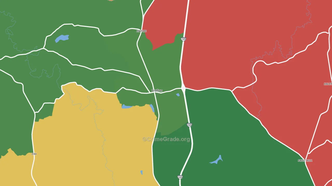 Crofton, KY Map of Theft Rates