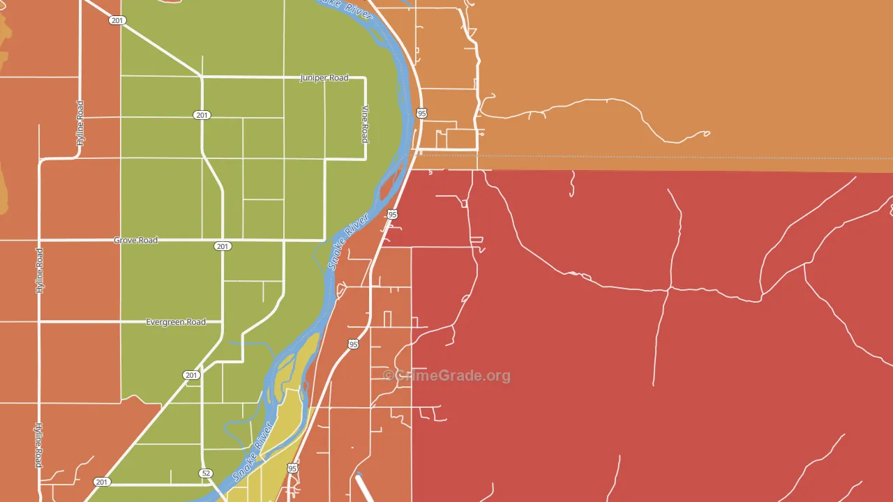 Crystal, ID Map of Theft Rates