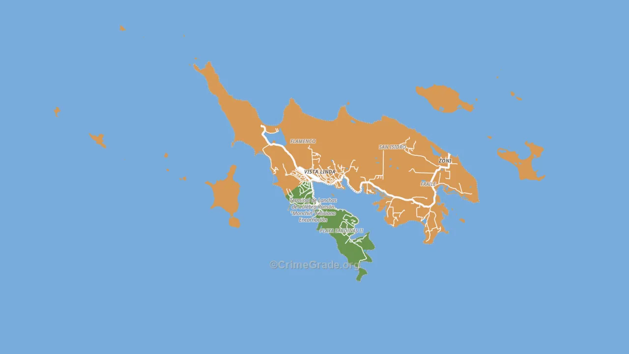 Culebra Municipio, PR Map of Theft Rates