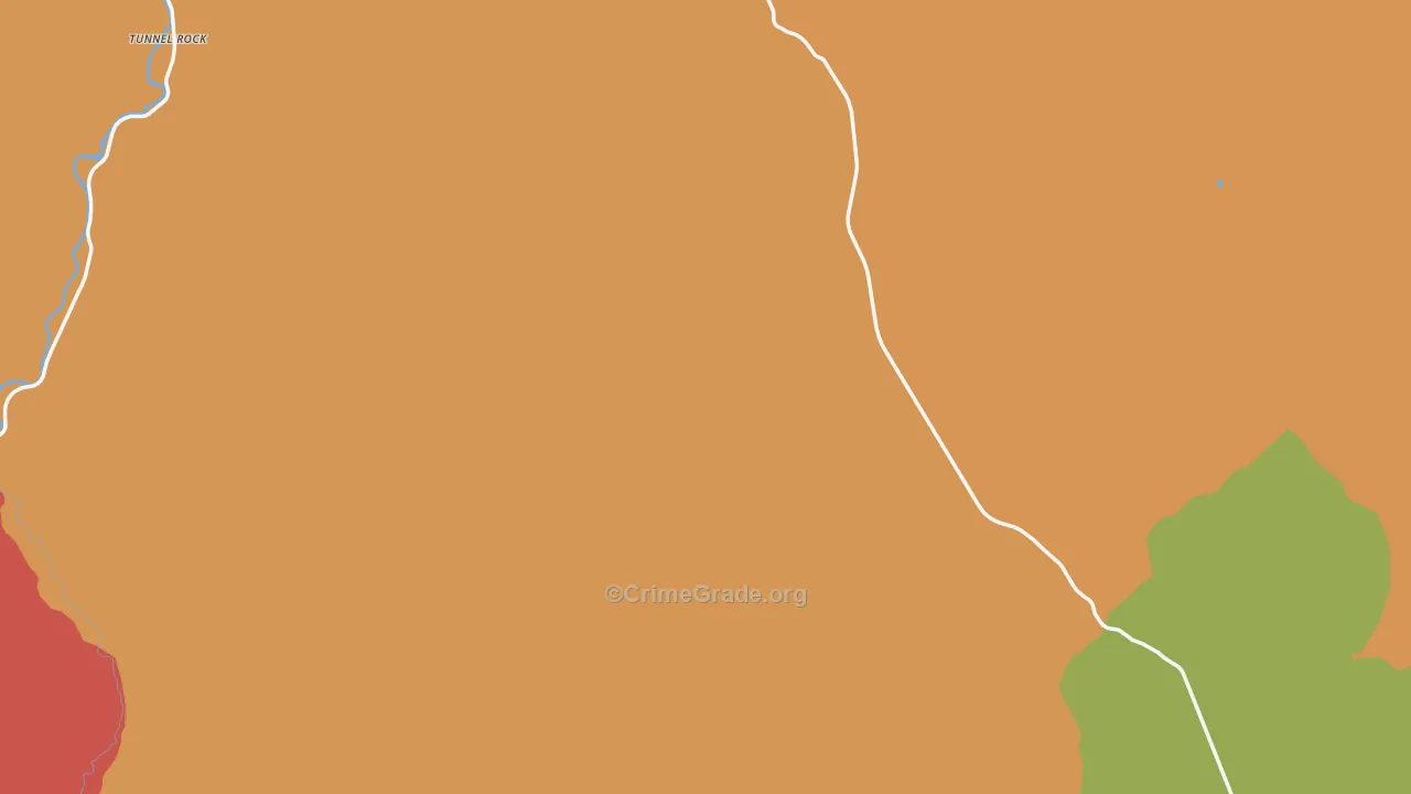Custer County, ID Map of Theft Rates