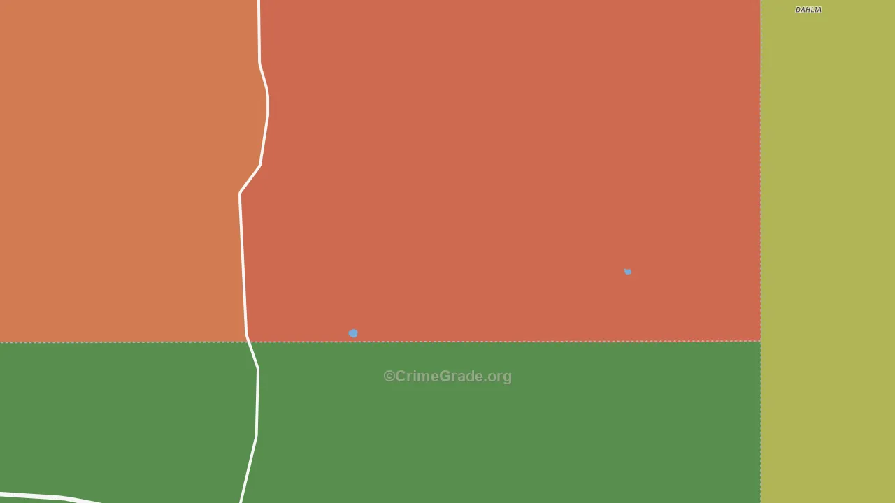 Dahlia, NM Map of Theft Rates