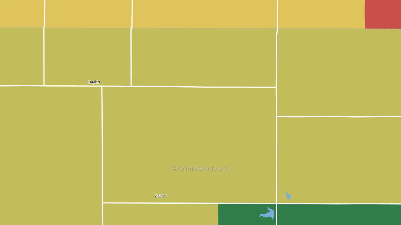 Daykin, NE Map of Theft Rates