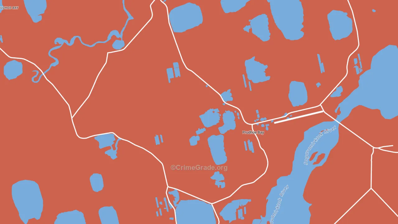Deadhorse, AK Map of Theft Rates