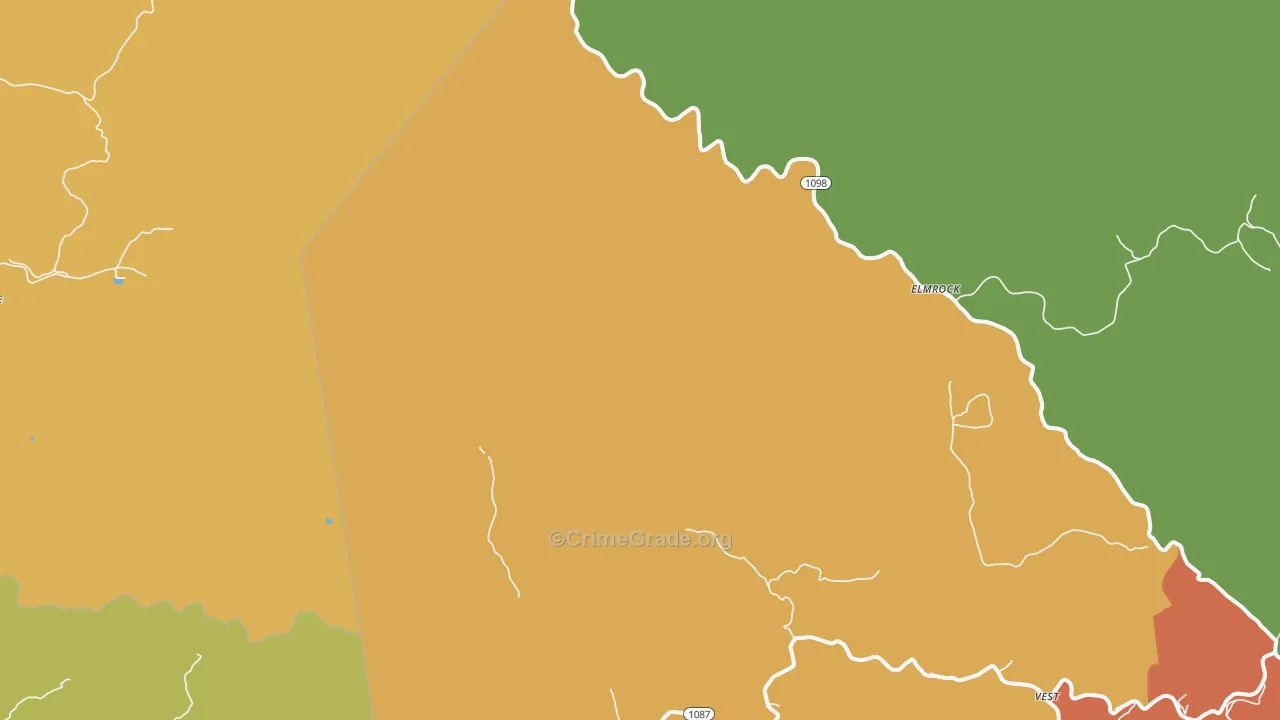 Decoy, KY Map of Theft Rates