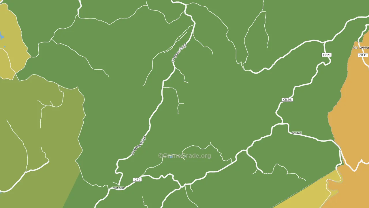 Deerwalk, WV Map of Theft Rates