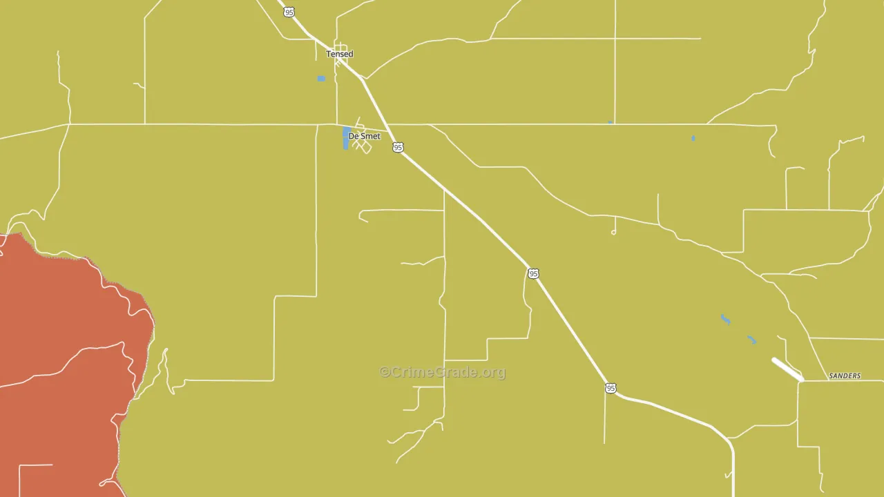 DeSmet, ID Map of Theft Rates