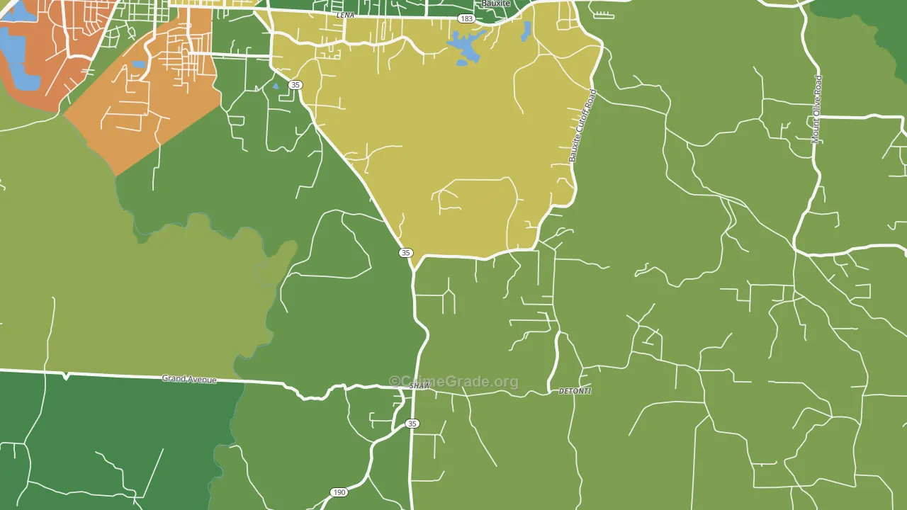 Detonti, AR Map of Theft Rates