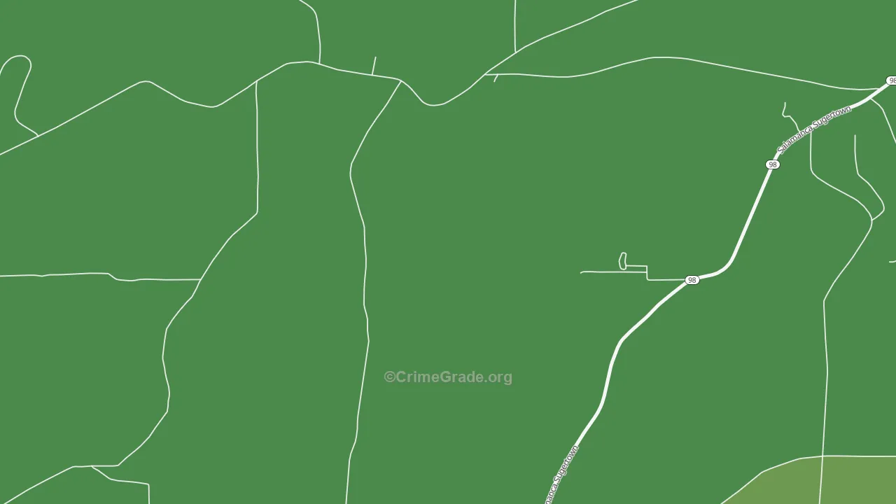 Devereaux, NY Map of Theft Rates