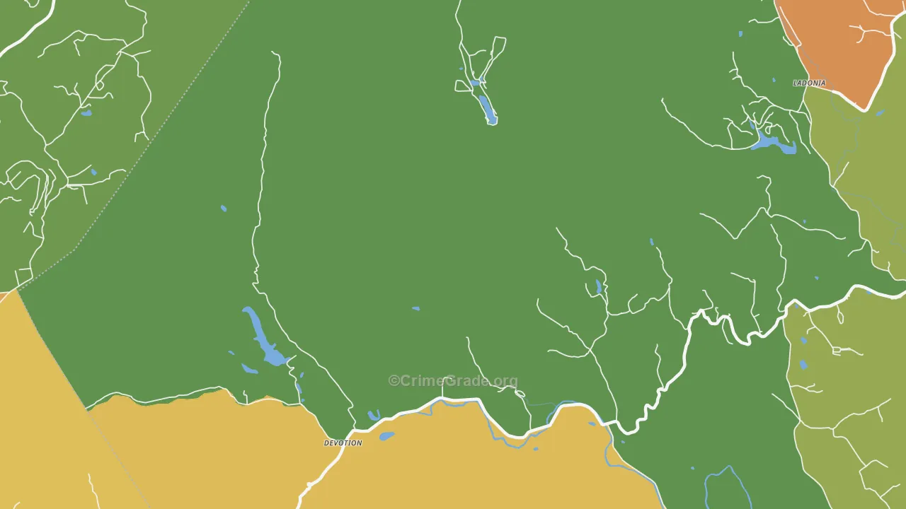 Devotion, NC Map of Theft Rates