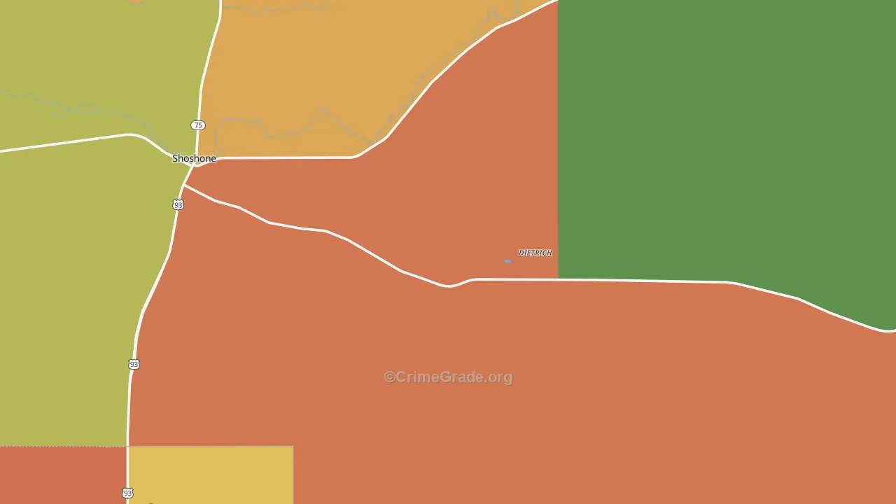 Dietrich, ID Map of Theft Rates