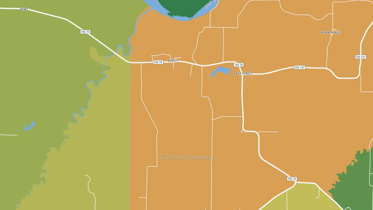 Direct, TX Map of Theft Rates