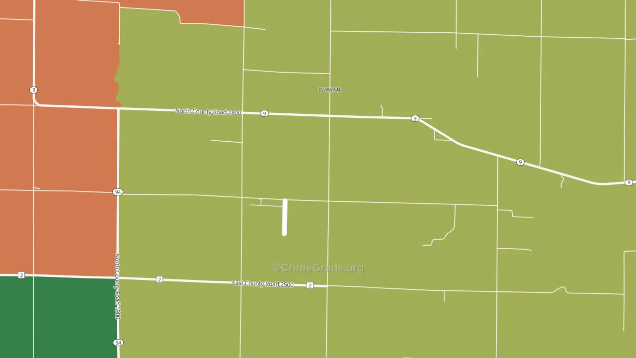 Disco, IL Map of Theft Rates