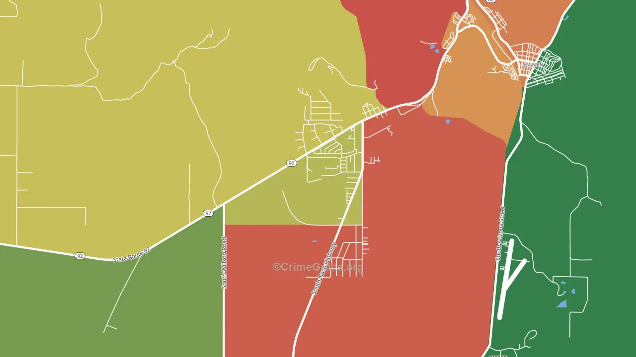 Don Luis, AZ Map of Theft Rates