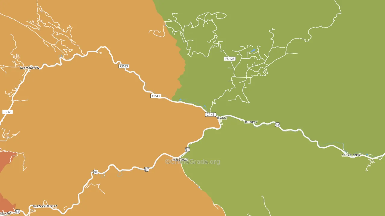 Drake, CO Map of Theft Rates