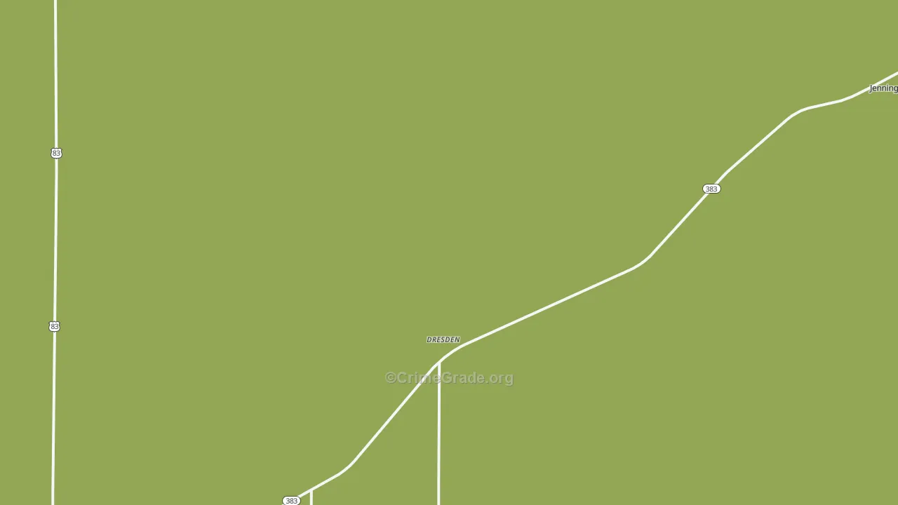 Dresden, KS Map of Theft Rates