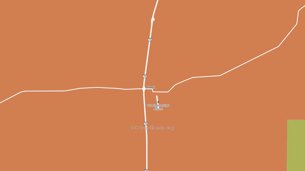 Dubois, ID Map of Theft Rates