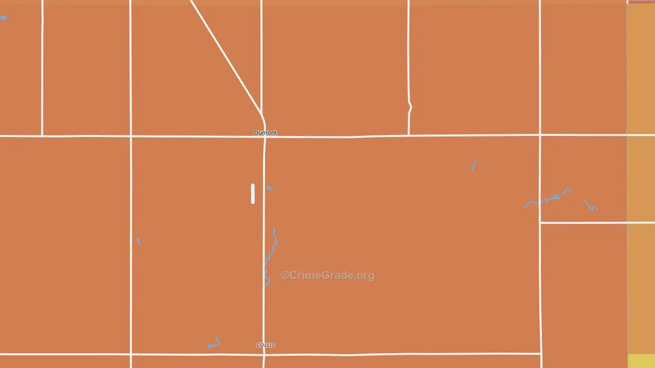 Dumont, MN Map of Theft Rates