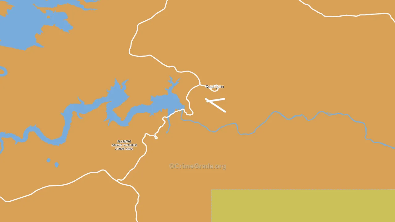 Dutch John, UT Map of Theft Rates