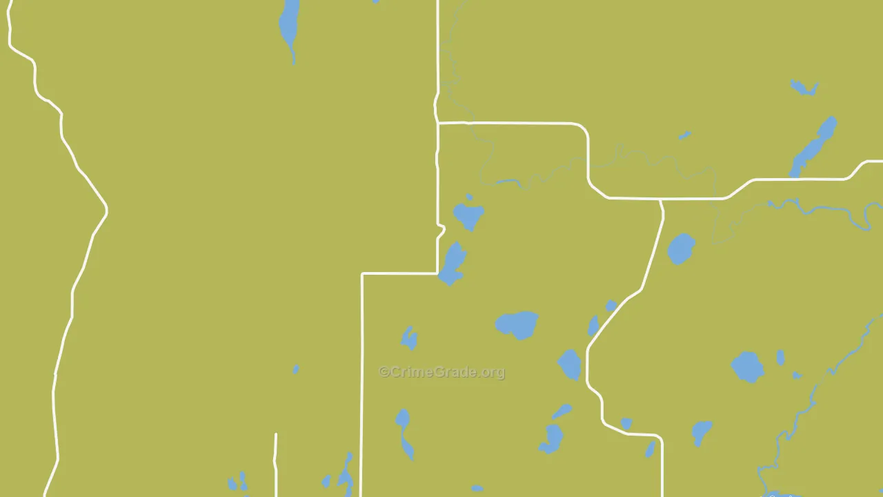 Duxbury, MN Map of Theft Rates
