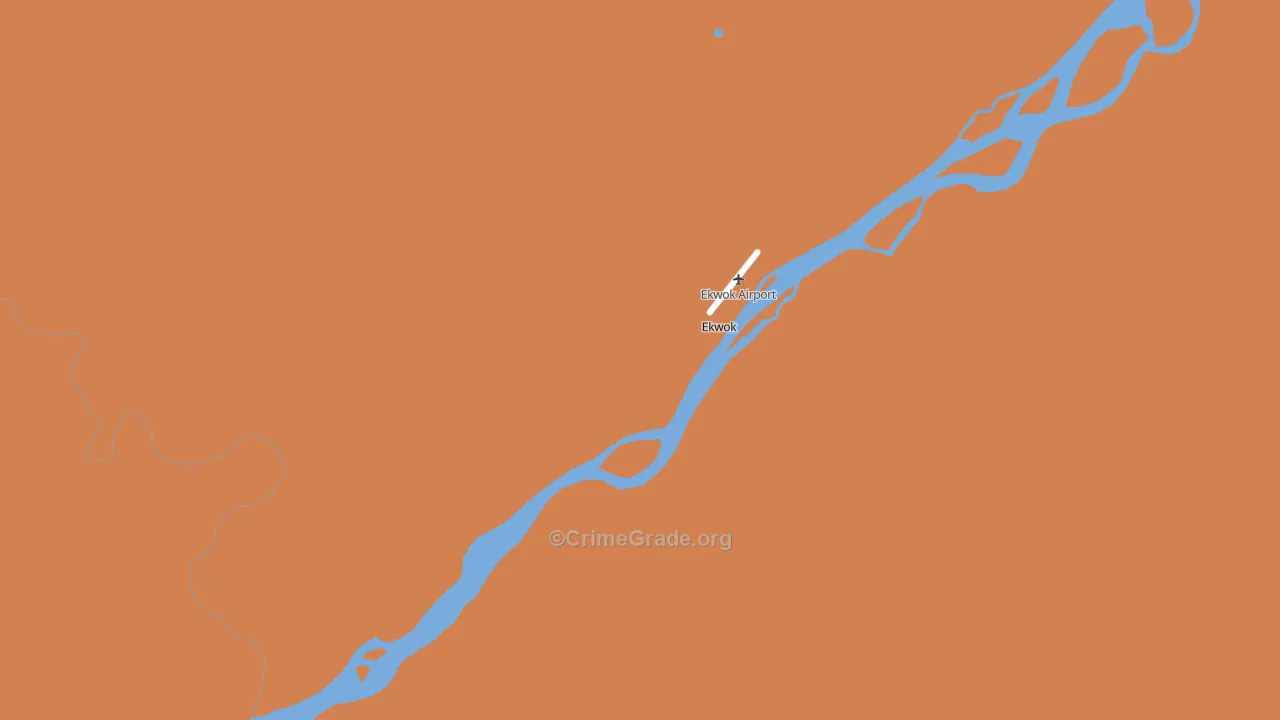 Ekwok, AK Map of Theft Rates