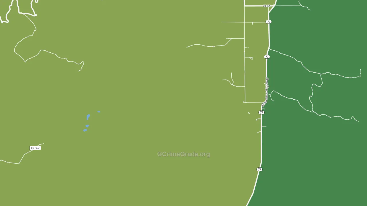 Elba, ID Map of Theft Rates