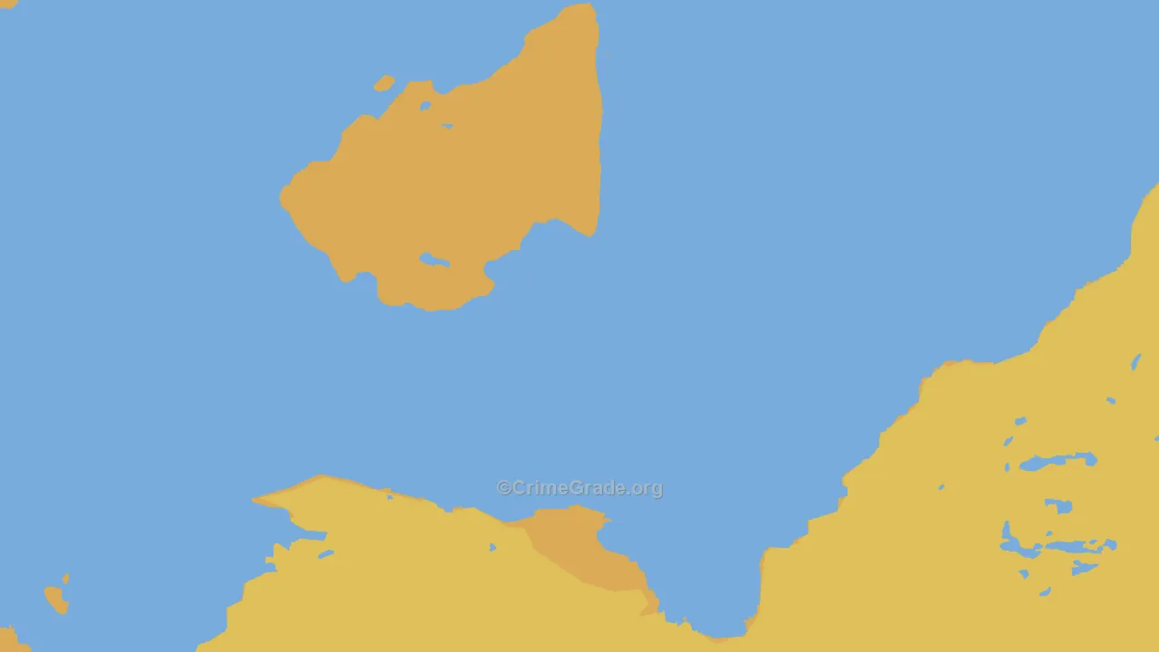 Elfin Cove, AK Map of Theft Rates