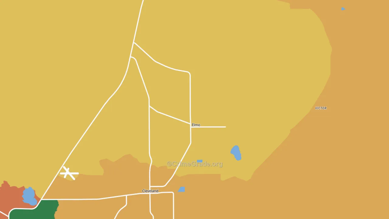 Elmo, UT Map of Theft Rates