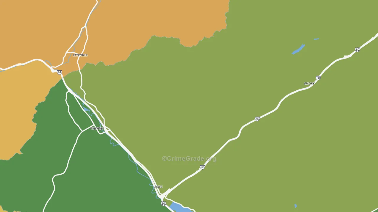 Emory, UT Map of Theft Rates