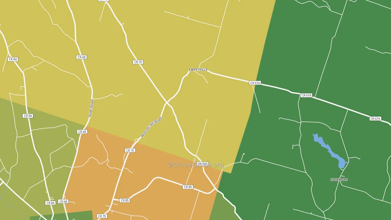Empeyville, NY Map of Theft Rates