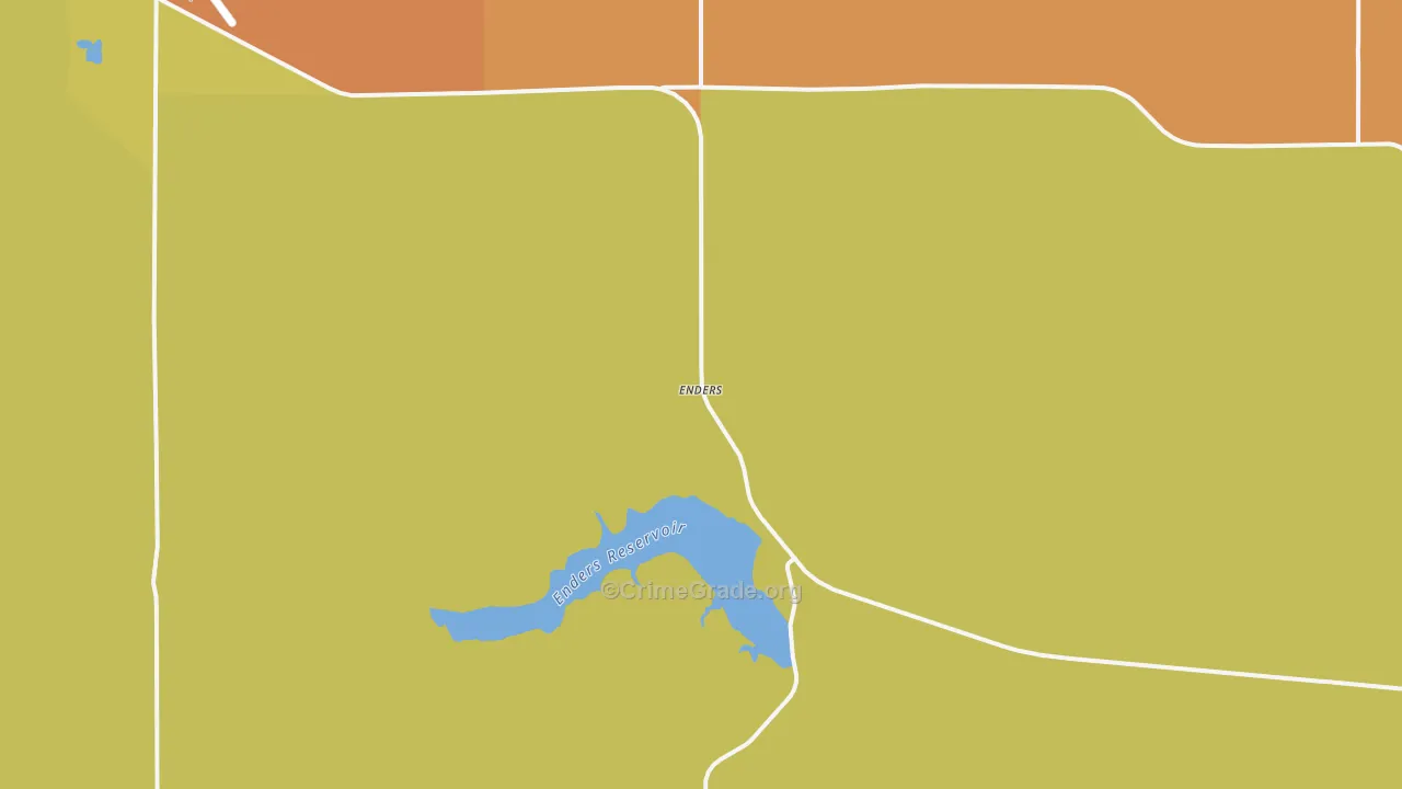 Enders, NE Map of Theft Rates