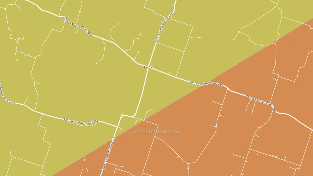 Energy, TX Map of Theft Rates