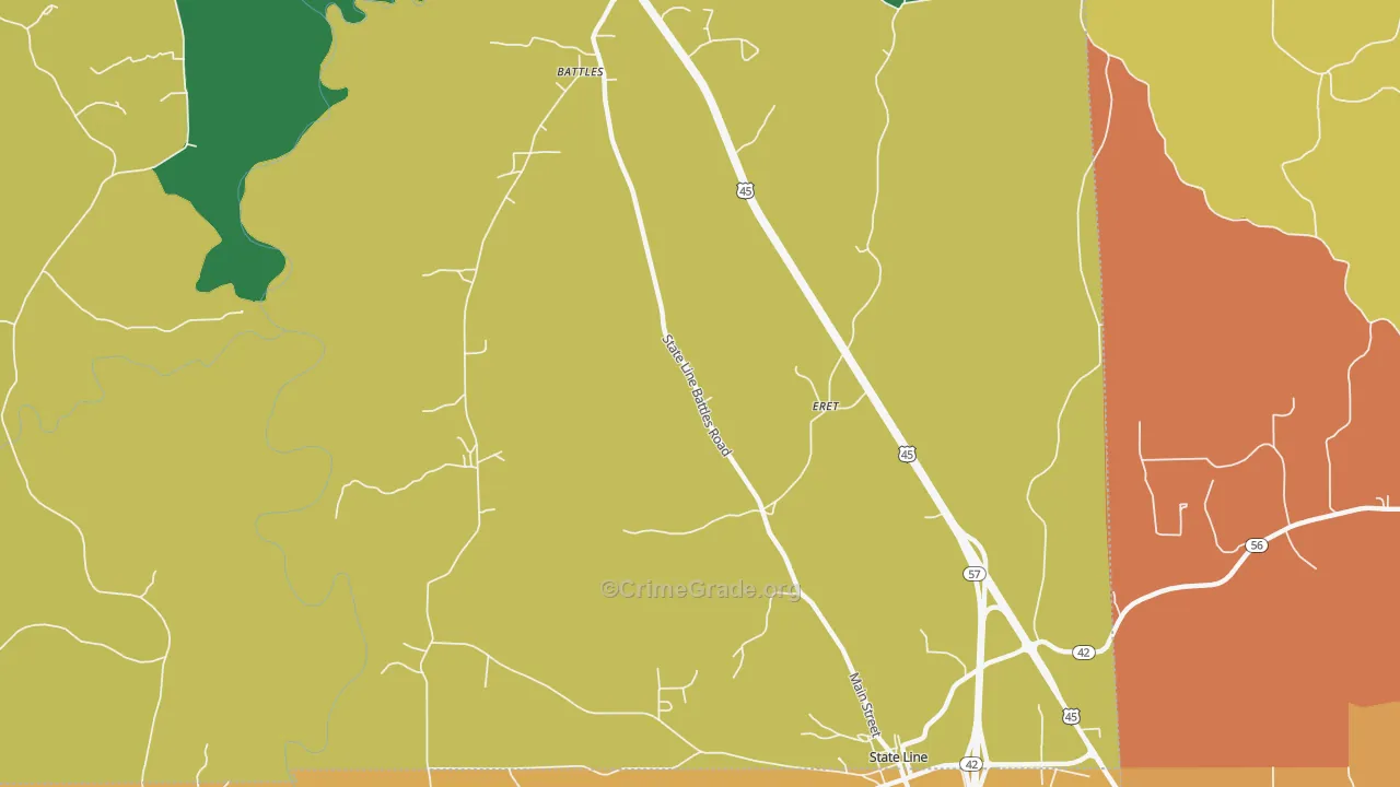 Eret, MS Map of Theft Rates