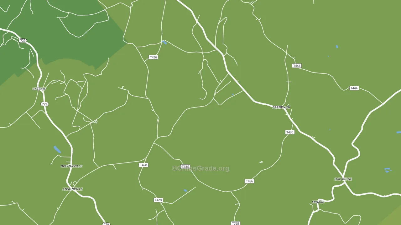 Erhard, PA Map of Theft Rates