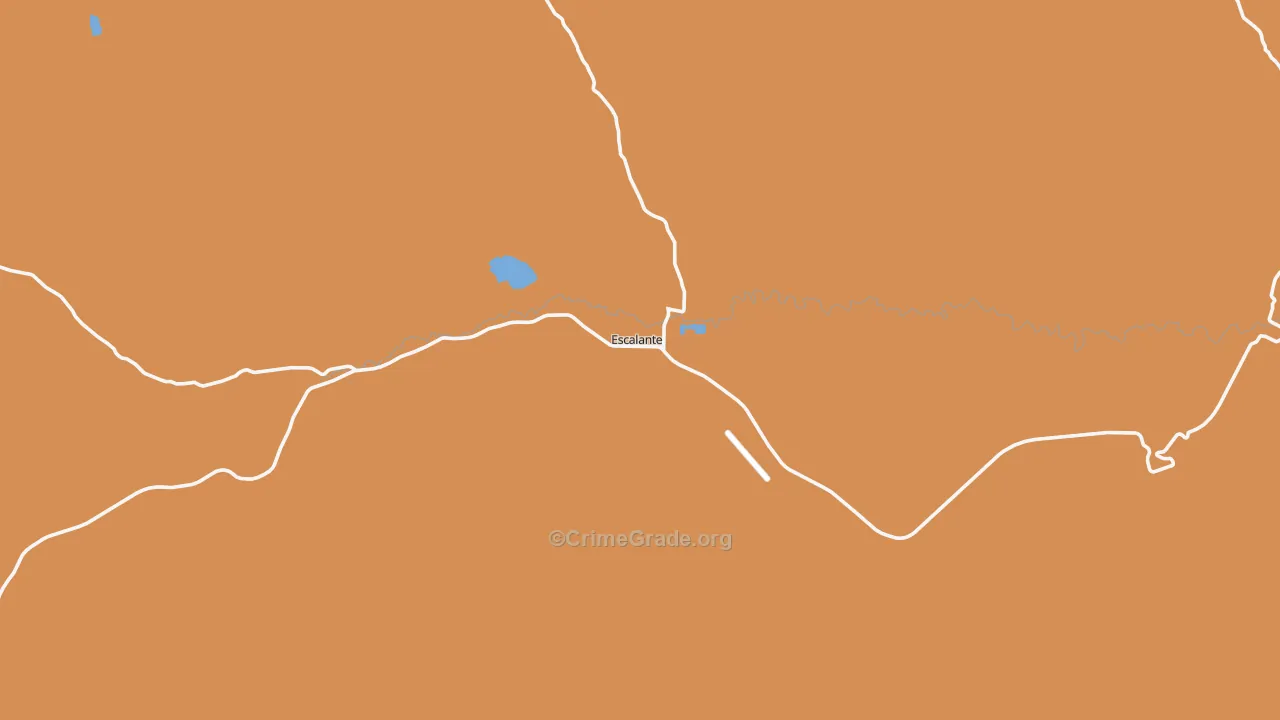 Escalante, UT Map of Theft Rates