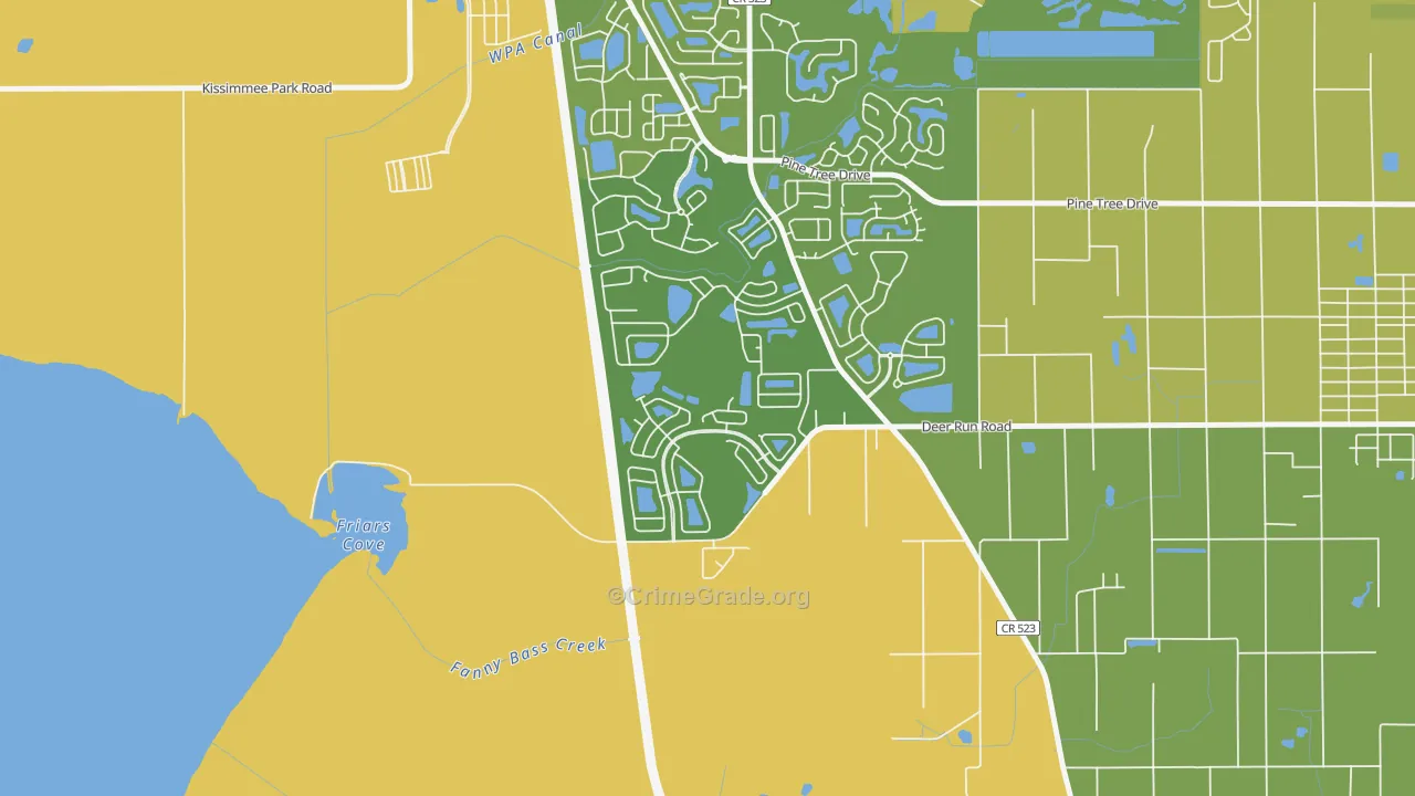 Esprit, St. Cloud, FL Map of Theft Rates
