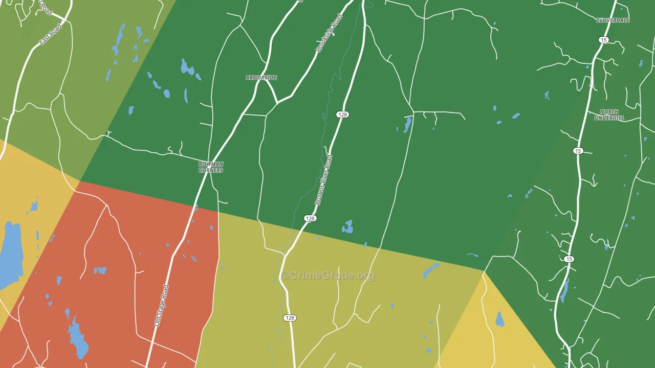 Essex Junction, VT Map of Theft Rates