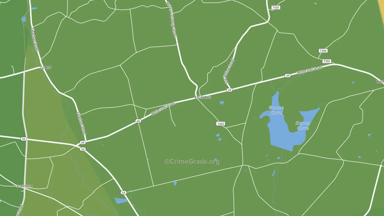 Exchange, PA Map of Theft Rates