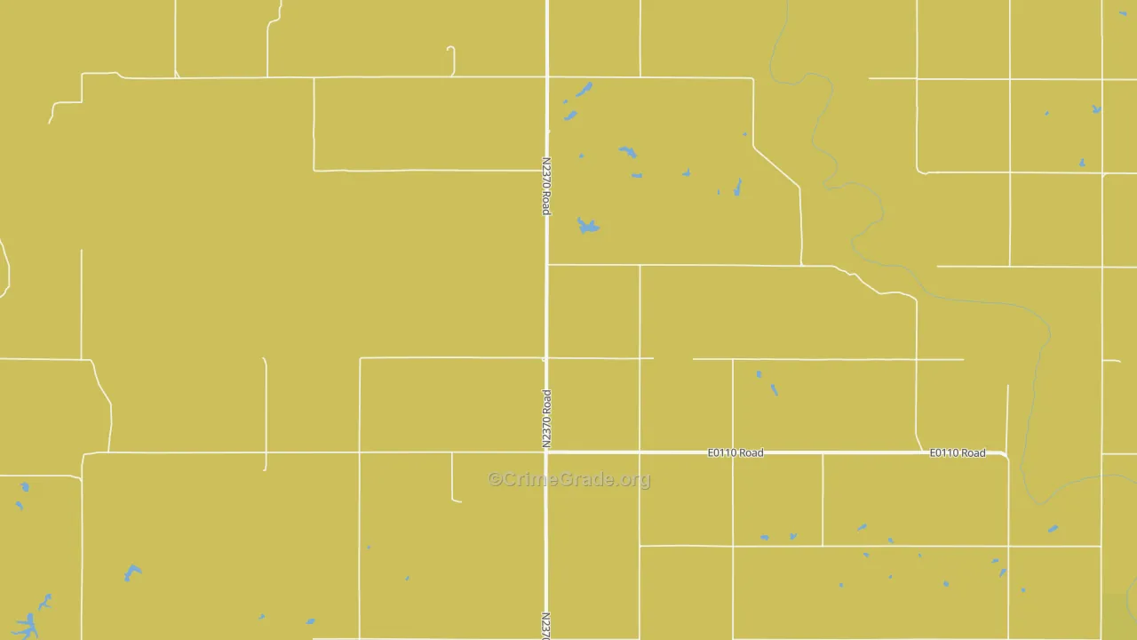 Fairvalley, OK Map of Theft Rates