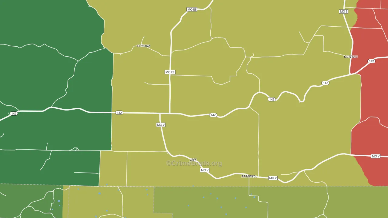 Farewell, MO Map of Theft Rates