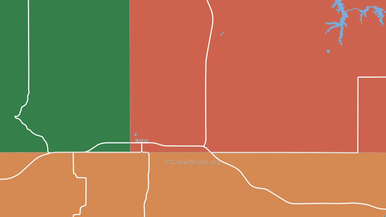 Farnam, NE Map of Theft Rates