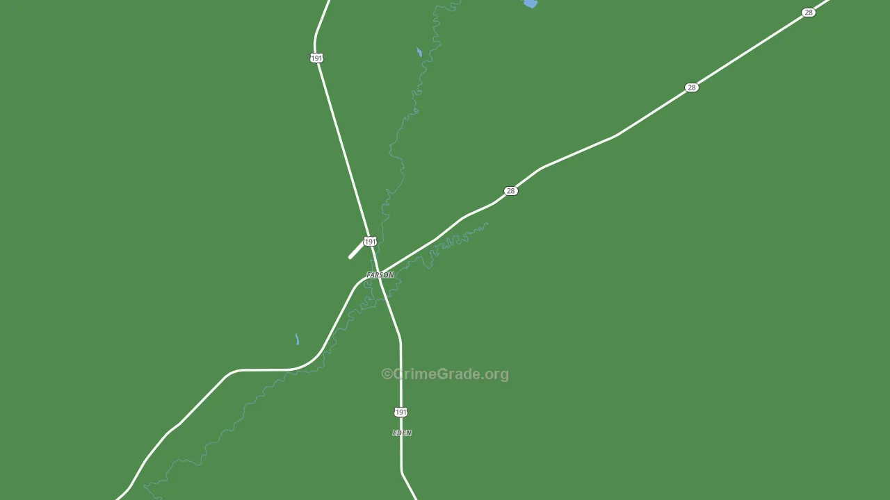 Farson, WY Map of Theft Rates