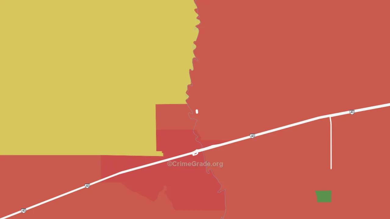 Five Points, NM Map of Theft Rates
