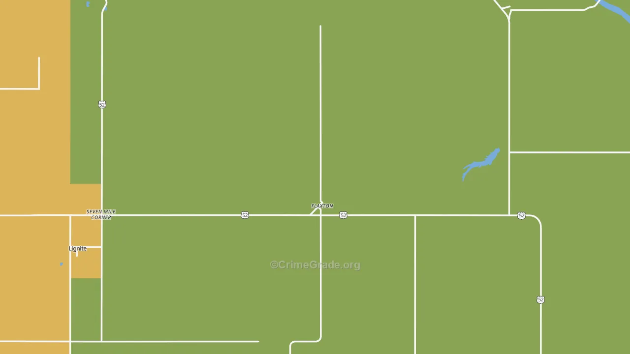 Flaxton, ND Map of Theft Rates