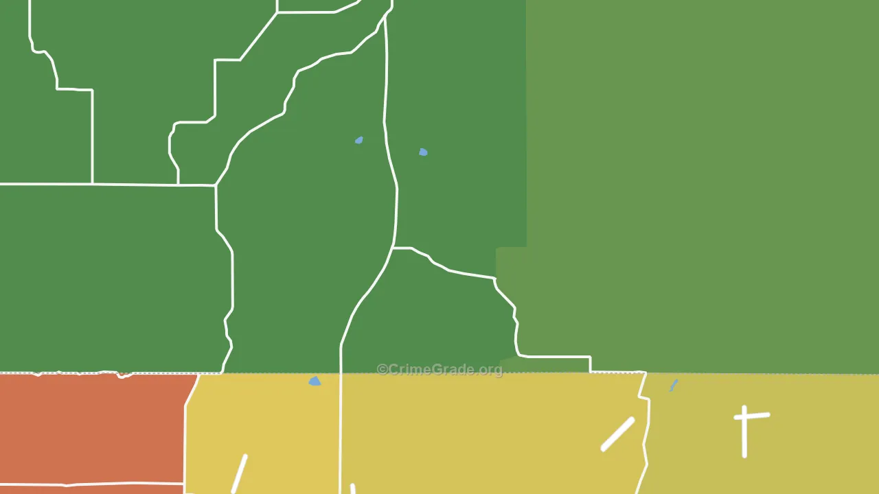 Fondis, CO Map of Theft Rates