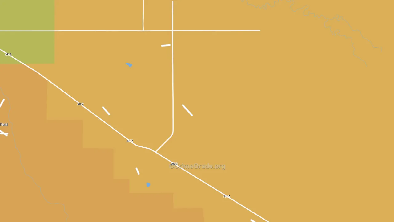 Fort Greely, AK Map of Theft Rates