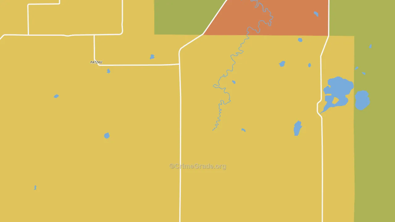 Foxboro, WI Map of Theft Rates
