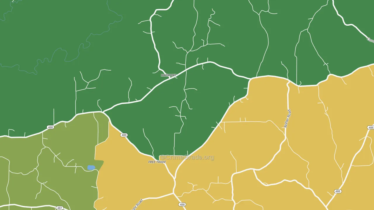 Free Trade, MS Map of Theft Rates